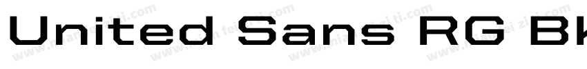 United Sans RG BK字体转换
